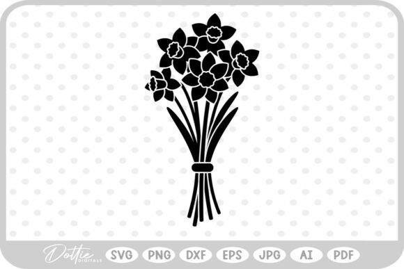 Download Daffodil Flower Spring Time SVG PNG DXF - Spring Collection