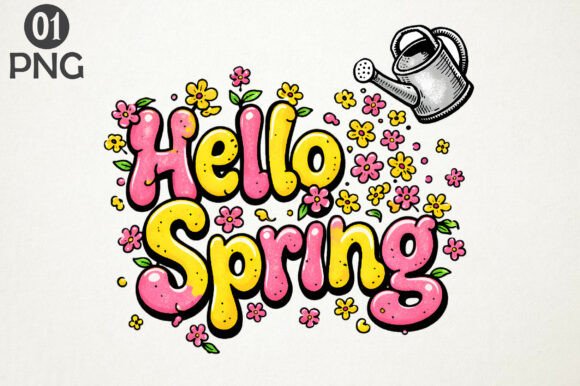 Download Hello Spring Floral PNG Clipart Clipart - Spring Collection